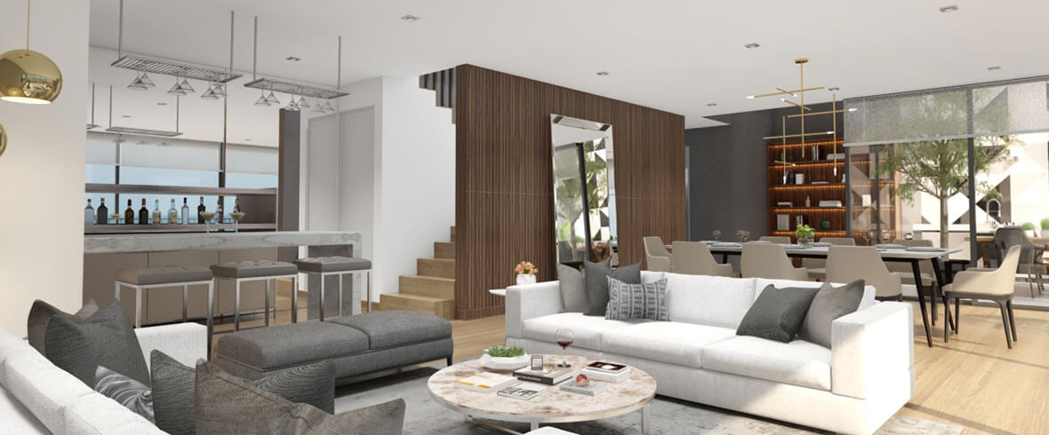 INTERIORES: SALA Y COMEDOR