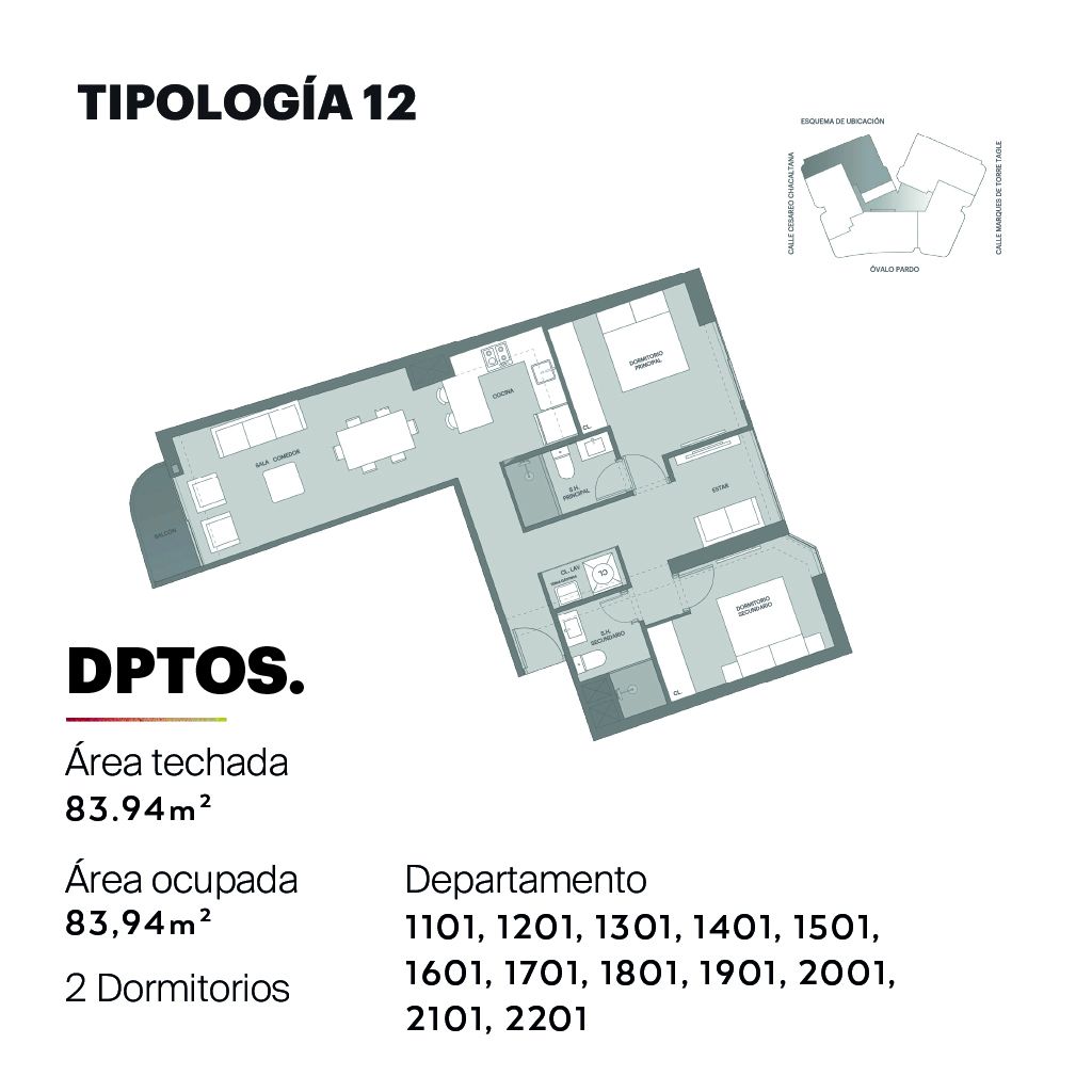 tipologia cosmos landing